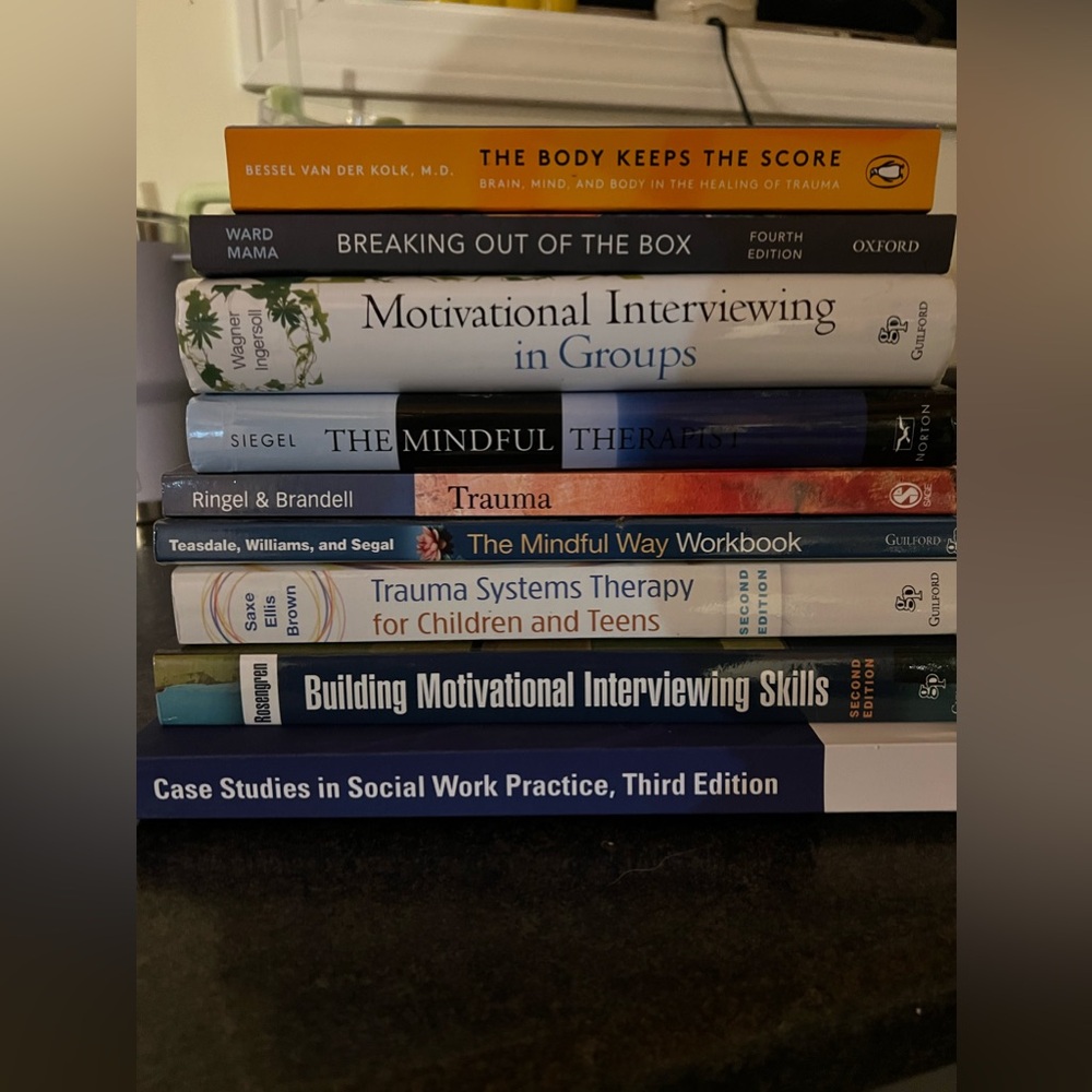 Social Work/ Trauma books